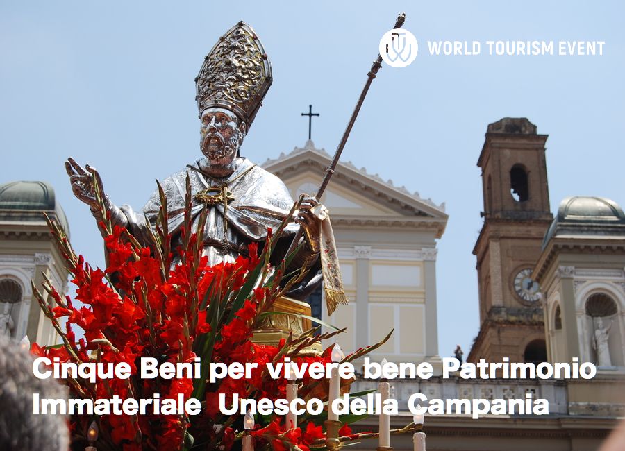 Cinque Beni per vivere bene Patrimonio Immateriale Unesco della Campania
