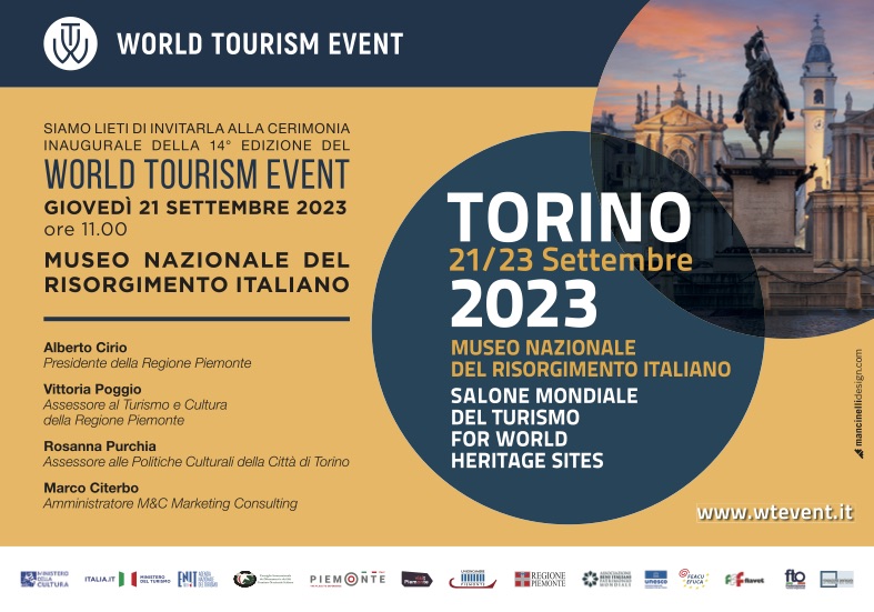World Tourism Event: l’edizione 2023 al via il 21 settembre. Alle 11 il taglio del nastro ufficiale