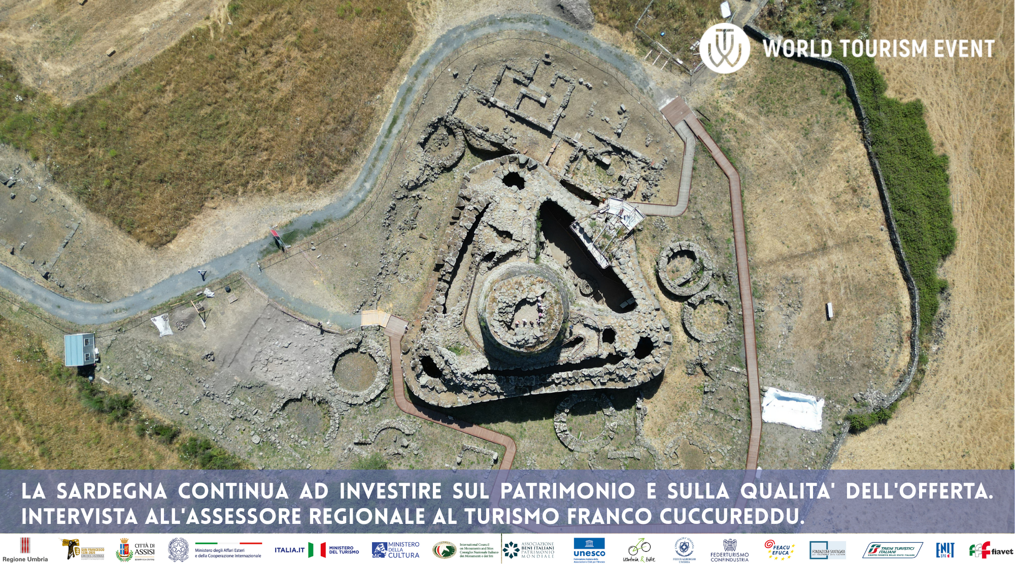 LA SARDEGNA CONTINUA AD INVESTIRE SUL PATRIMONIO E SULLA QUALITA’ DELL’OFFERTA. INTERVISTA ALL’ASSESSORE REGIONALE AL TURISMO FRANCO CUCCUREDDU.